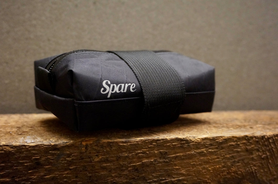 Bicycle seat bag for under the bike saddle.
